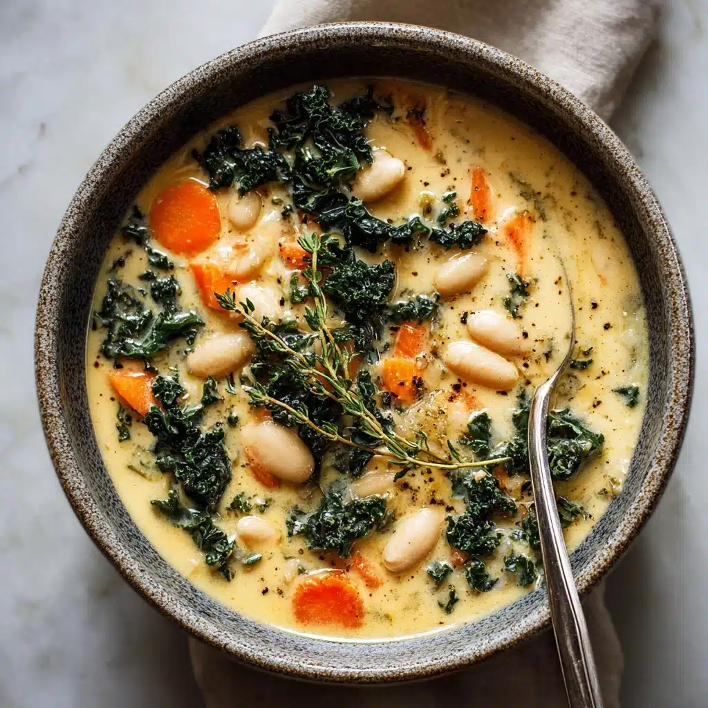 Creamy White Bean Soup With Kale Recipe - Recipe Image