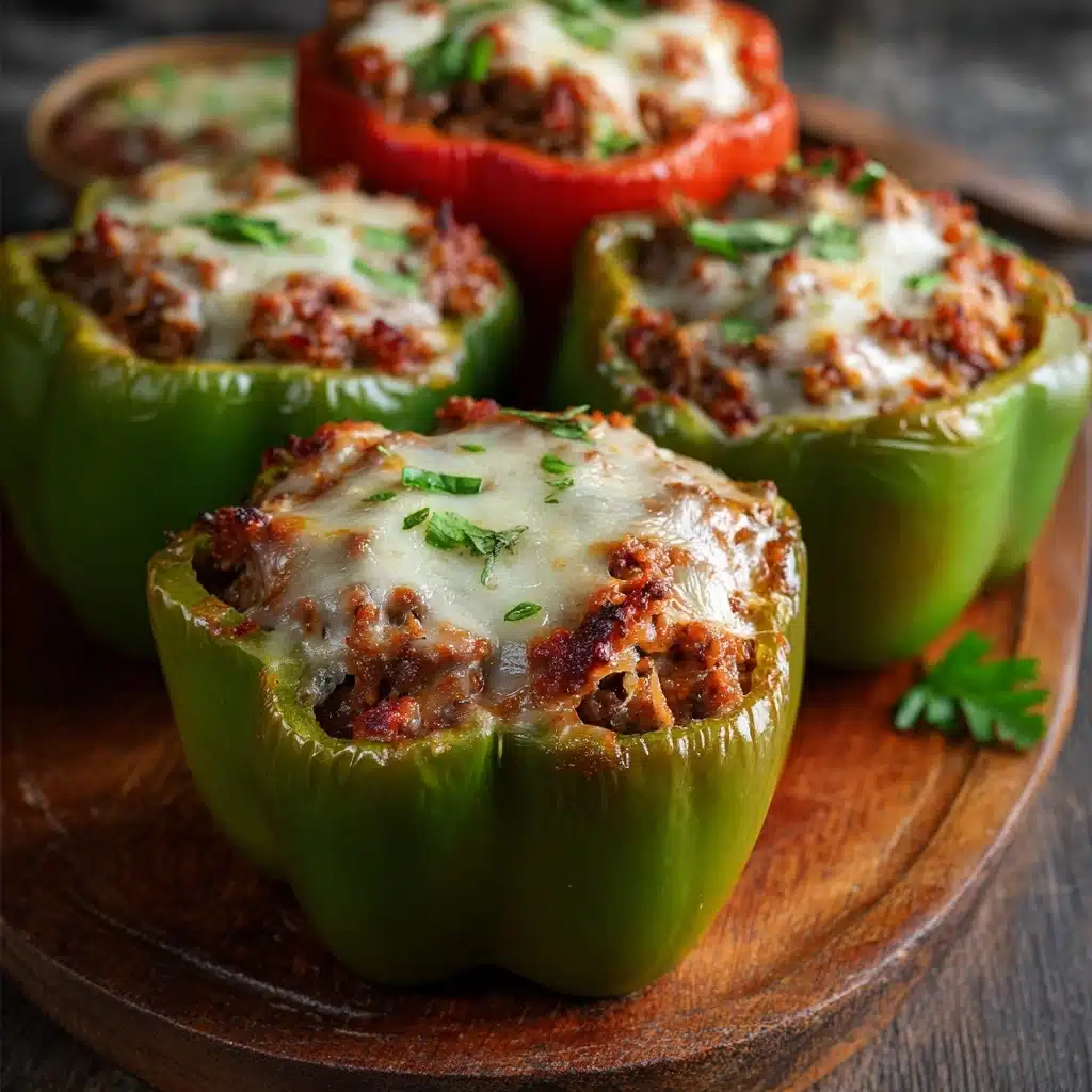 Philly Cheesesteak Loaded Stuffed Peppers Recipe