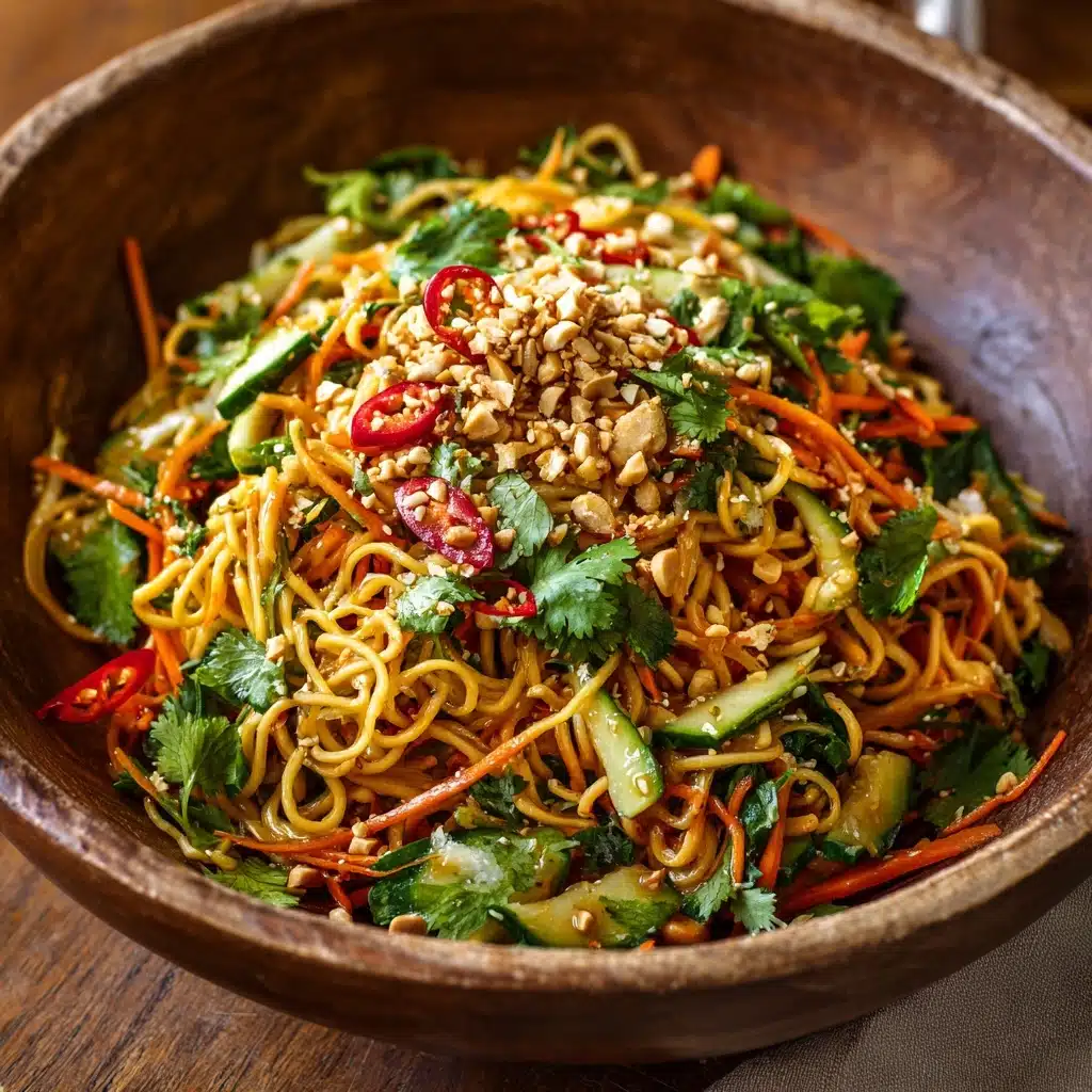 Crunchy Asian Ramen Noodle Salad Recipe - Recipe Image