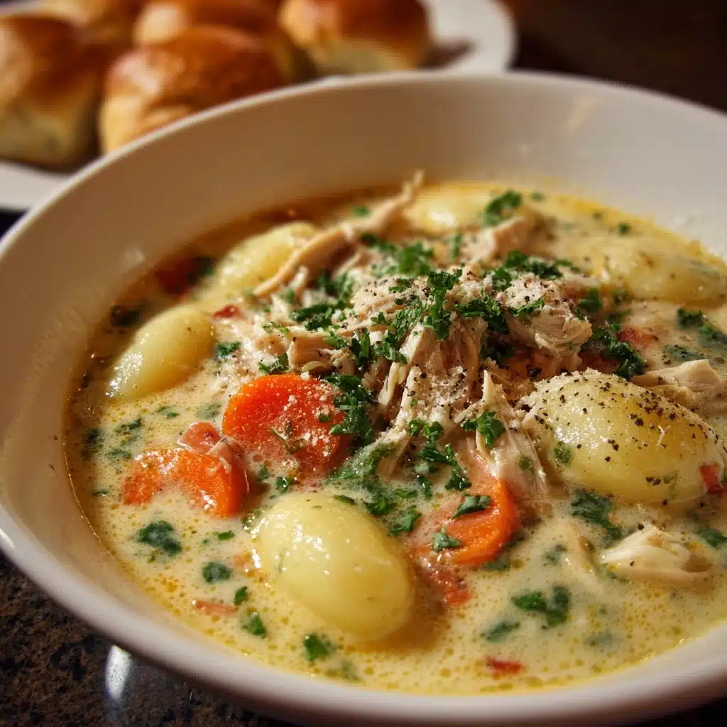 Better Than Olive Garden Chicken Gnocchi Soup Recipe - Recipe Image