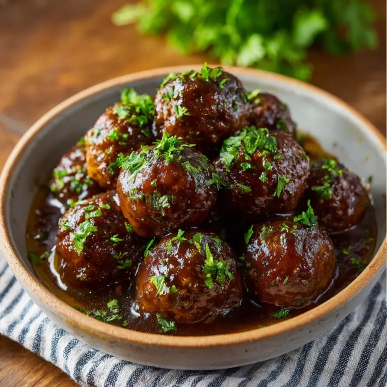 Slow Cooker Salisbury Steak Meatballs Recipe