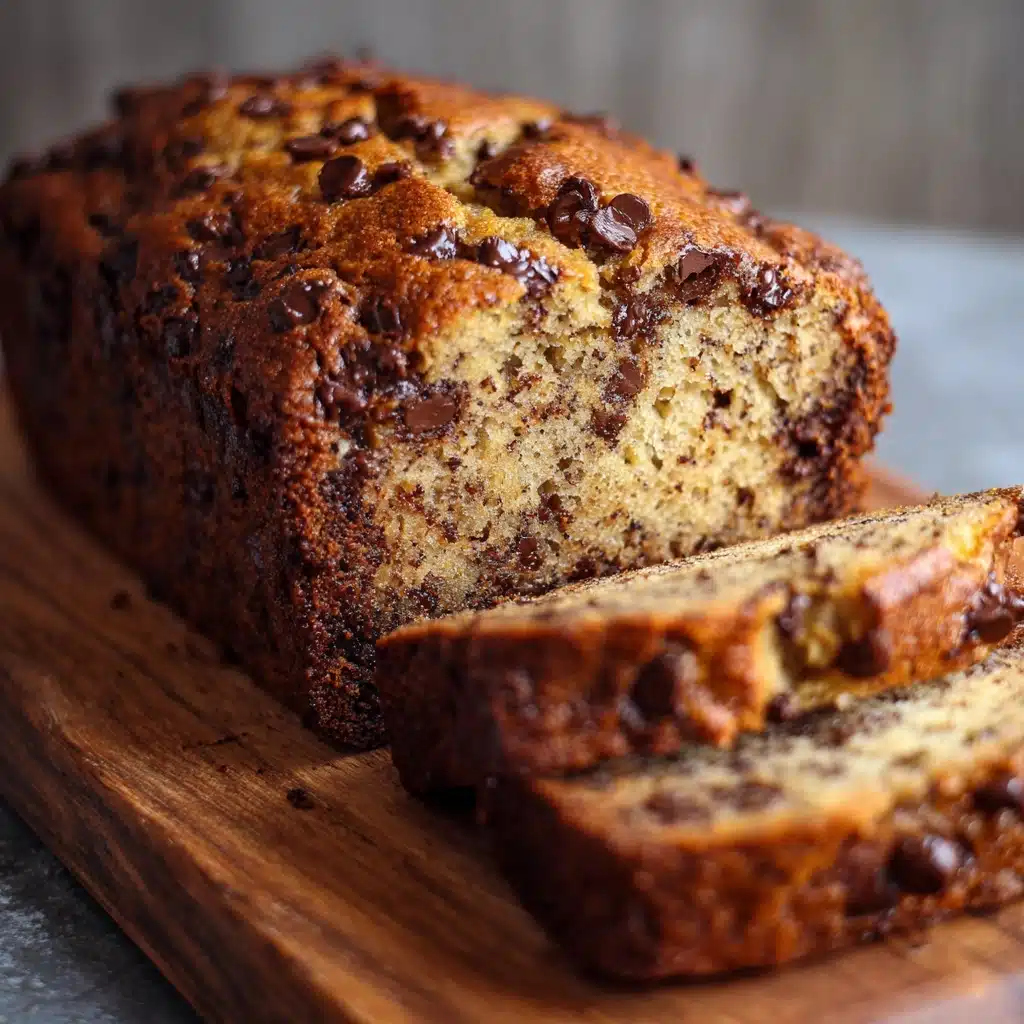 EASY CHOCOLATE CHIP BANANA BREAD Recipe - Recipe Image