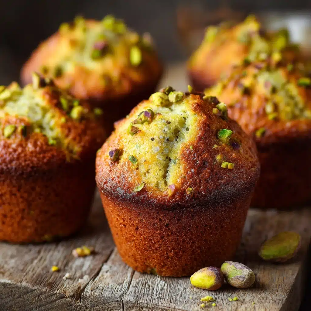Easy Bakery Style Pistachio Muffins Recipe - Recipe Image