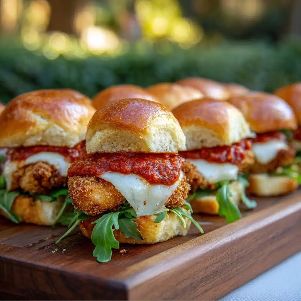 Chicken Parmesan Sliders Recipe - Recipe Image