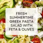 Summertime Greek Pasta Salad Recipe