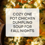 One Pot Chicken Dumpling Soup Recipe