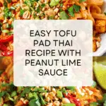 Tofu Pad Thai Recipe