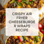 Air Fryer Cheeseburger Wraps Recipe