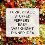 Turkey Taco Stuffed Peppers Recipe
