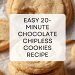 20 Minute Chocolate Chipless Cookies Recipe