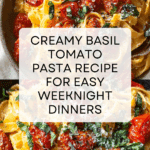 Creamy Basil Tomato Pasta Recipe