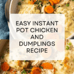 Instant Pot Chicken and Dumplings Recipe