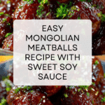 Easy Mongolian Meatballs Recipe