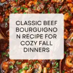Julia Child's Beef Bourguignon Recipe