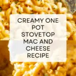 One Pot Stovetop Mac and Cheese Recipe