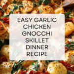 Garlic Chicken Gnocchi Skillet Recipe