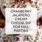 Holiday Cranberry Jalapeño Cream Cheese Dip Recipe