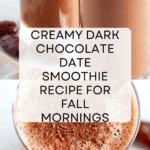 Dark Chocolate Date Smoothie Recipe