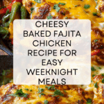 Cheesy Baked Fajita Chicken Recipe