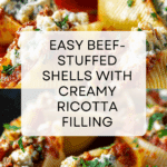 Beef-Stuffed Shells with Creamy Ricotta Filling Recipe