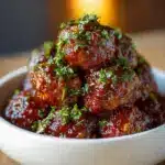 Slow Cooker French Onion Meatballs Recipe