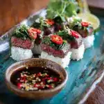 Thai Basil Beef Rolls Recipe