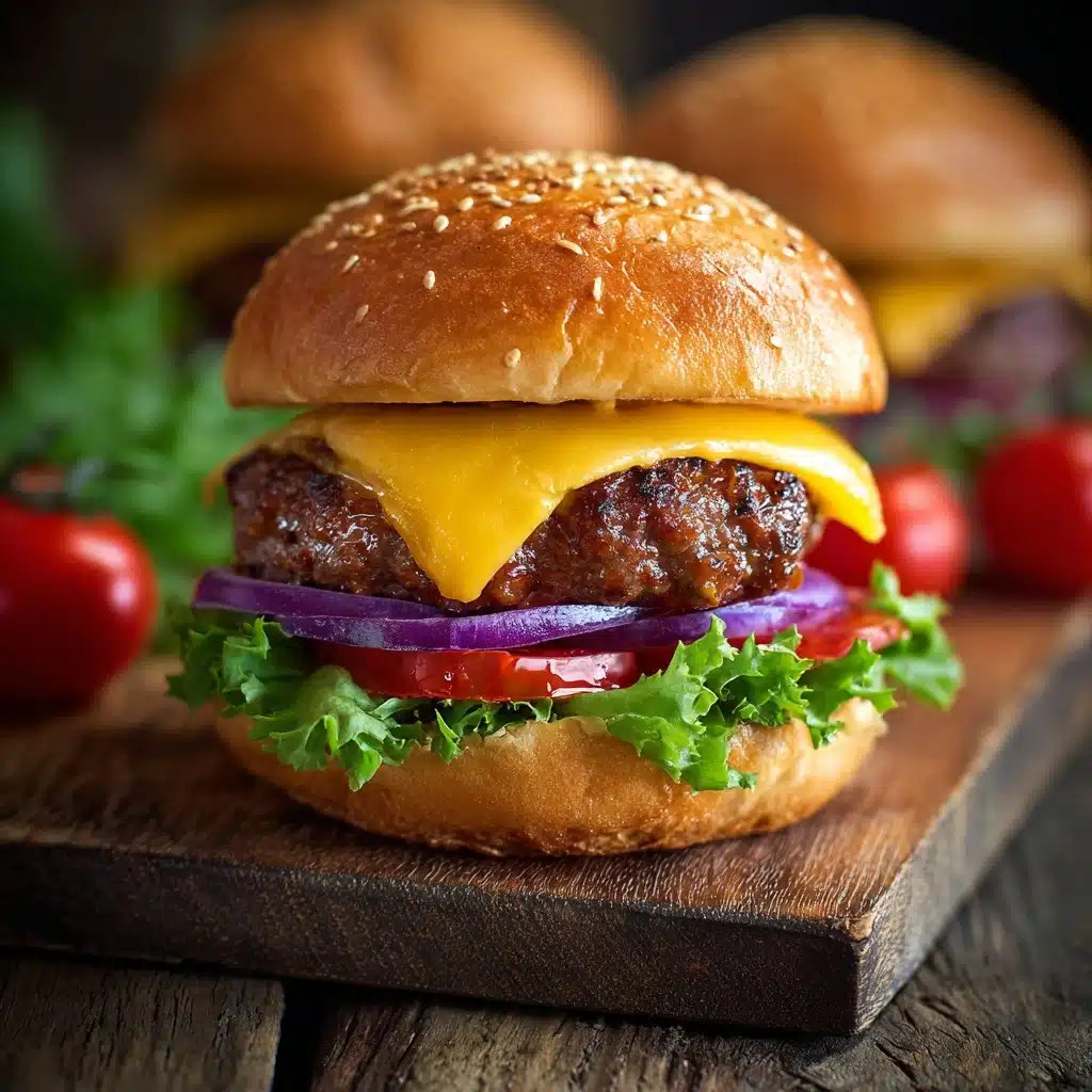 air fryer hamburgers Recipe - Recipe Image