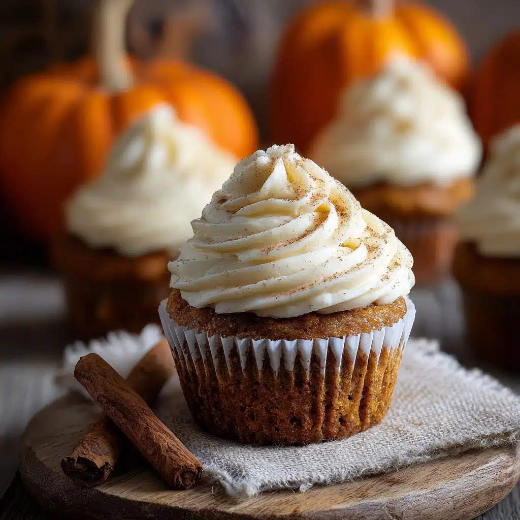 Pumpkin Spice Cupcakes With Cream Cheese Frosting Recipe