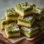Buttery Pistachio Sugar Cookie Bars Recipe