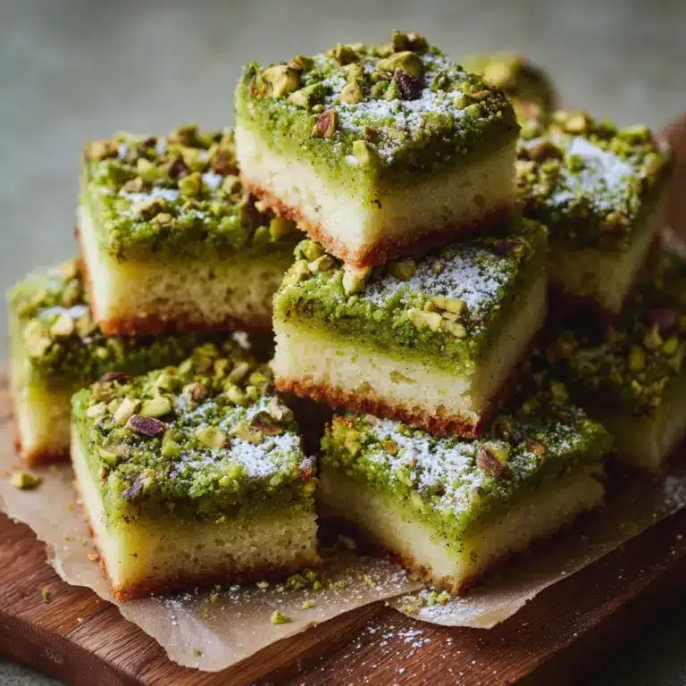 Buttery Pistachio Sugar Cookie Bars Recipe