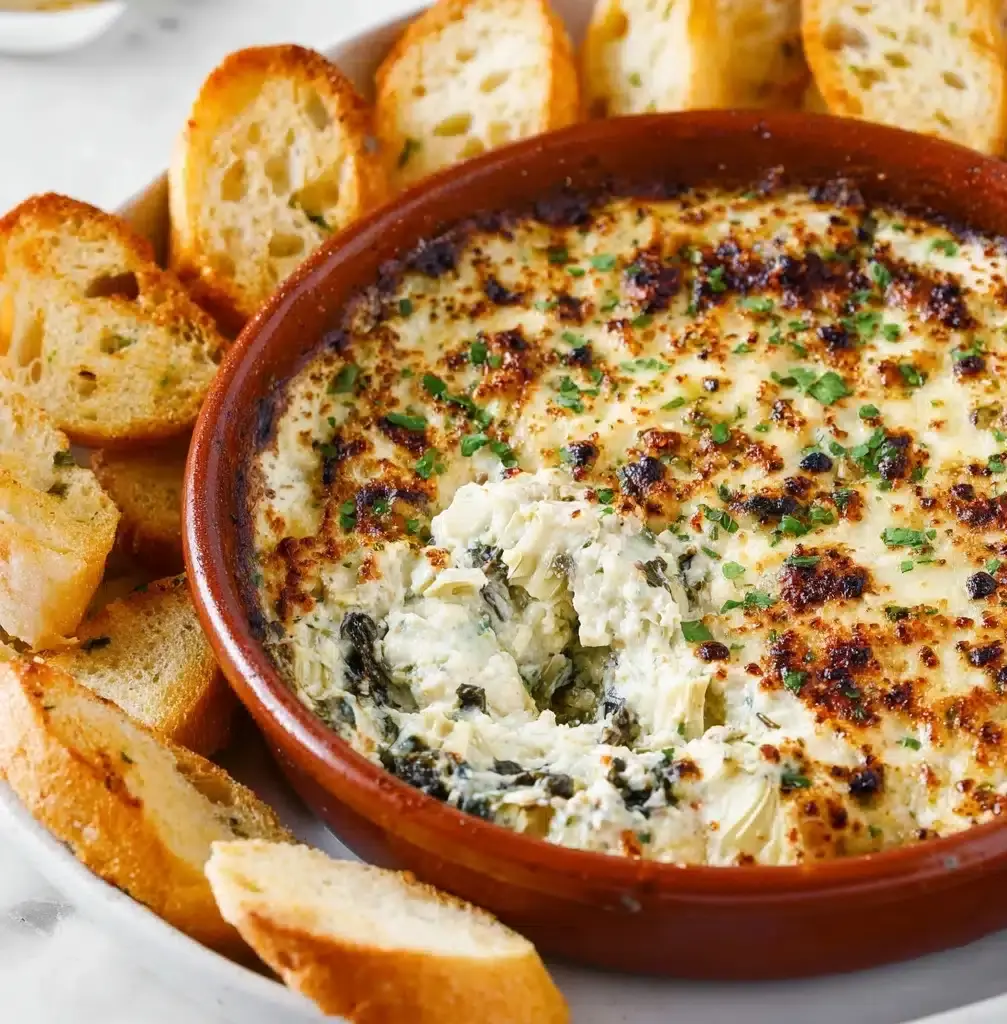 Best Ever Crab Spinach Artichoke Dip Recipe - Recipe Image