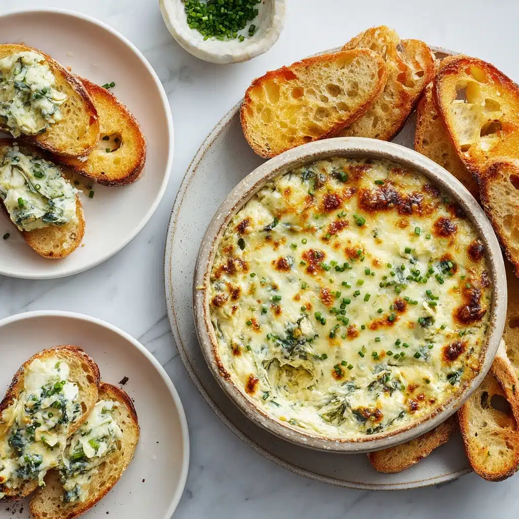 Best Ever Crab Spinach Artichoke Dip Recipe - Recipe Image