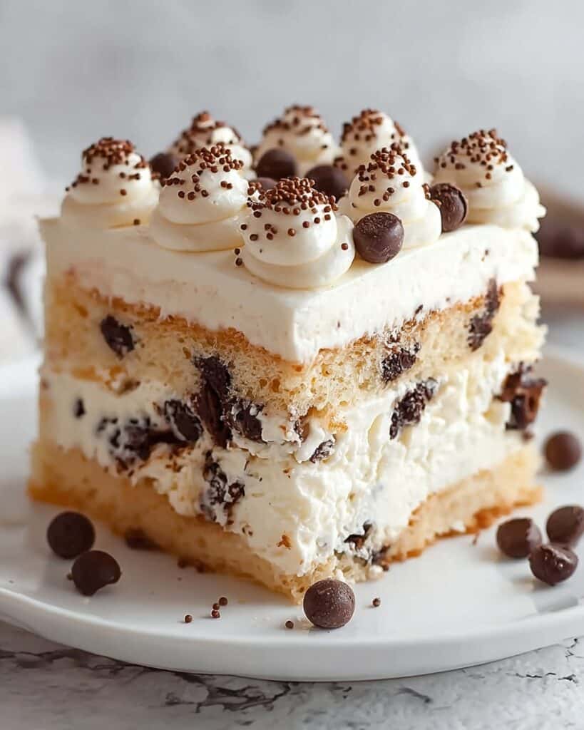 Cannoli Poke Cake Recipe