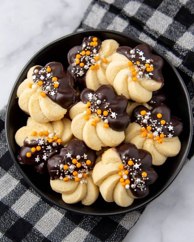 New Year’s Eve Dipped Butter Cookies Recipe