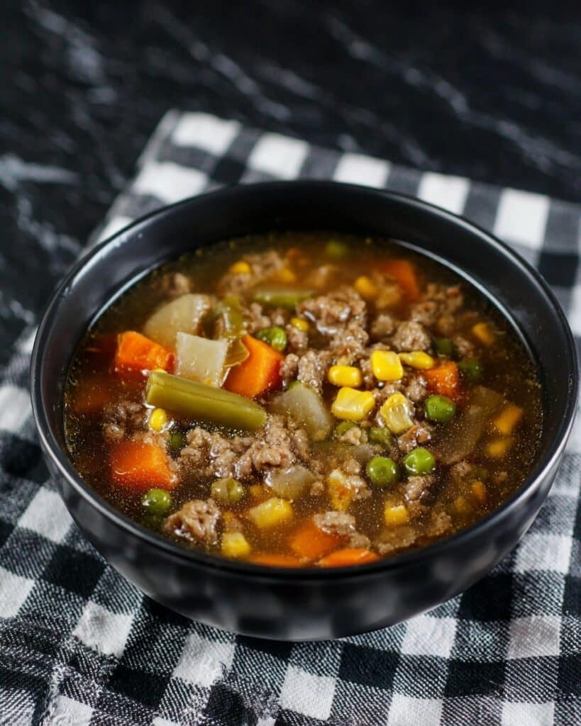 Instant Pot Hamburger Soup Recipe