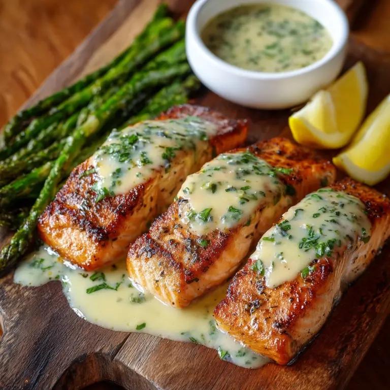 Dijon Salmon with Lemon Dijon Sauce Recipe