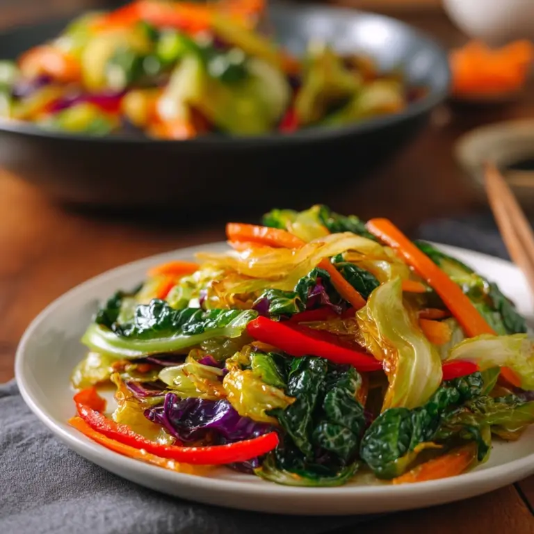 cabbage stir fry Recipe