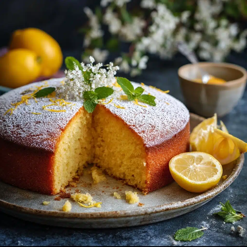 One-bowl Lemon And Olive Oil Cake Recipe