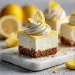 No-bake Lemon Cheesecake Bars Recipe