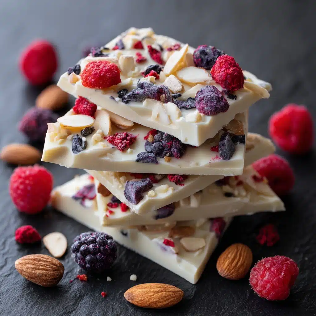 Frozen Yogurt Bark With Berries & Honey Recipe - Recipe Image