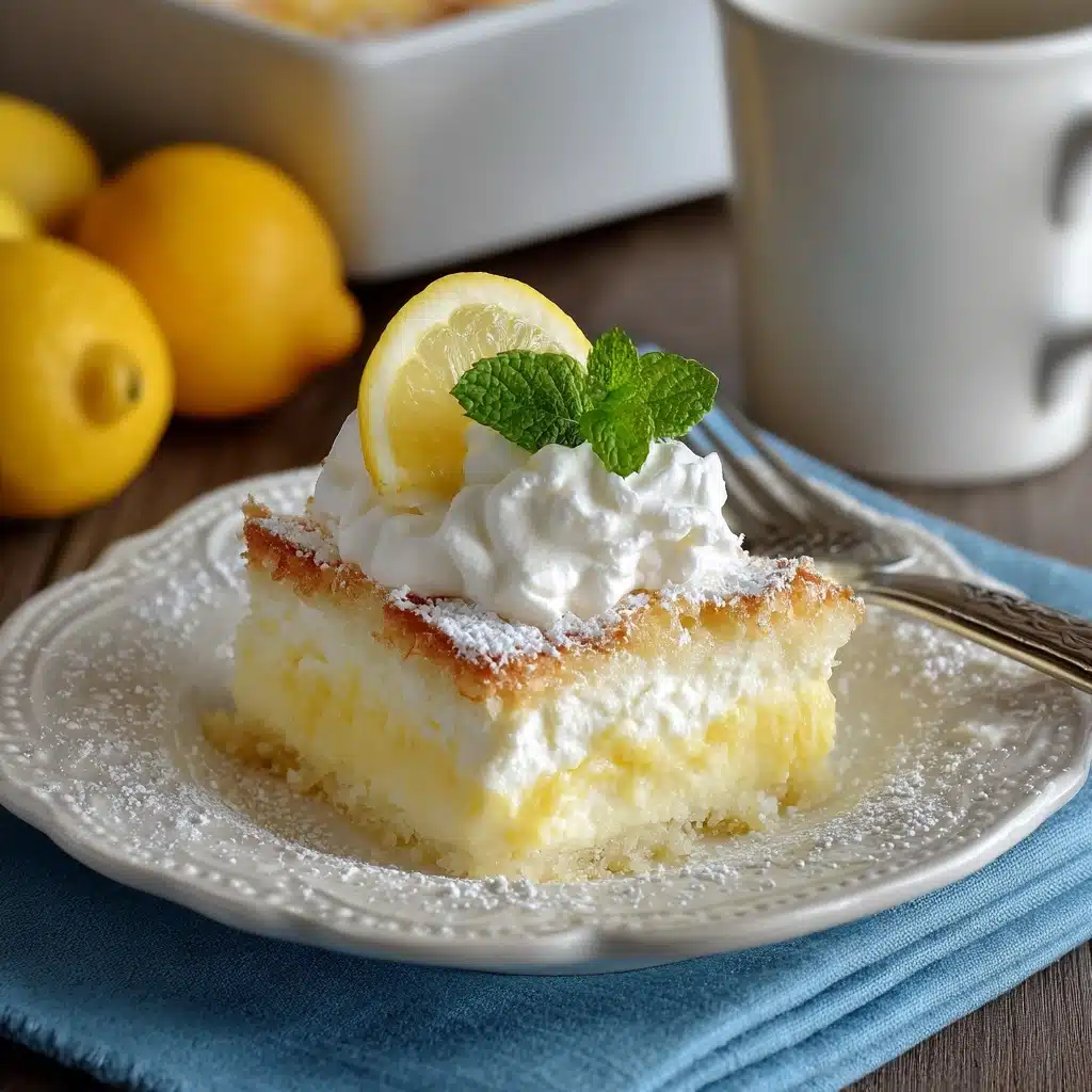 4-Ingredient Lemon Cream Cheese Dump Cake Recipe - Recipe Image