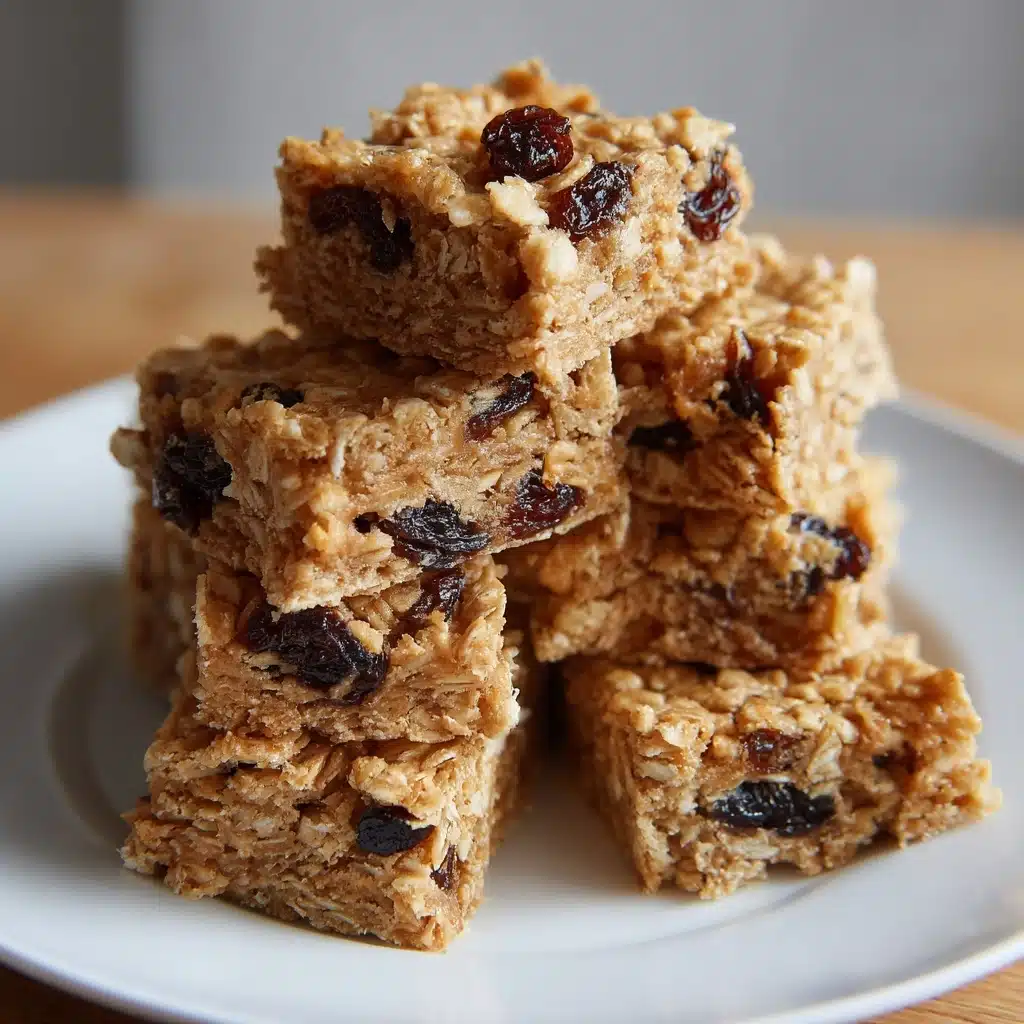 Oatmeal Raisin Cookie Bars Recipe