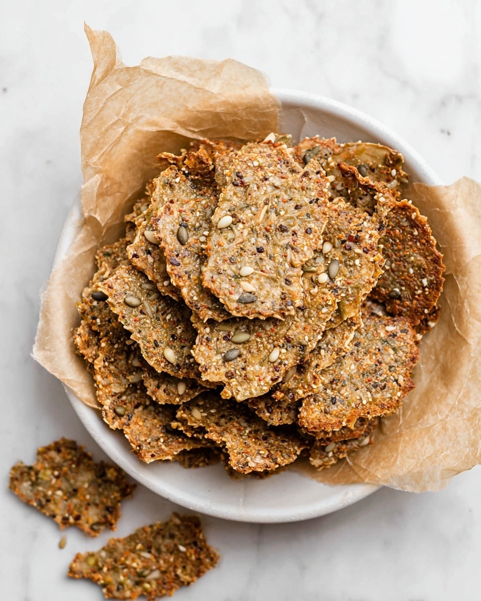 One Bowl Keto Crackers (Gluten Free) Recipe