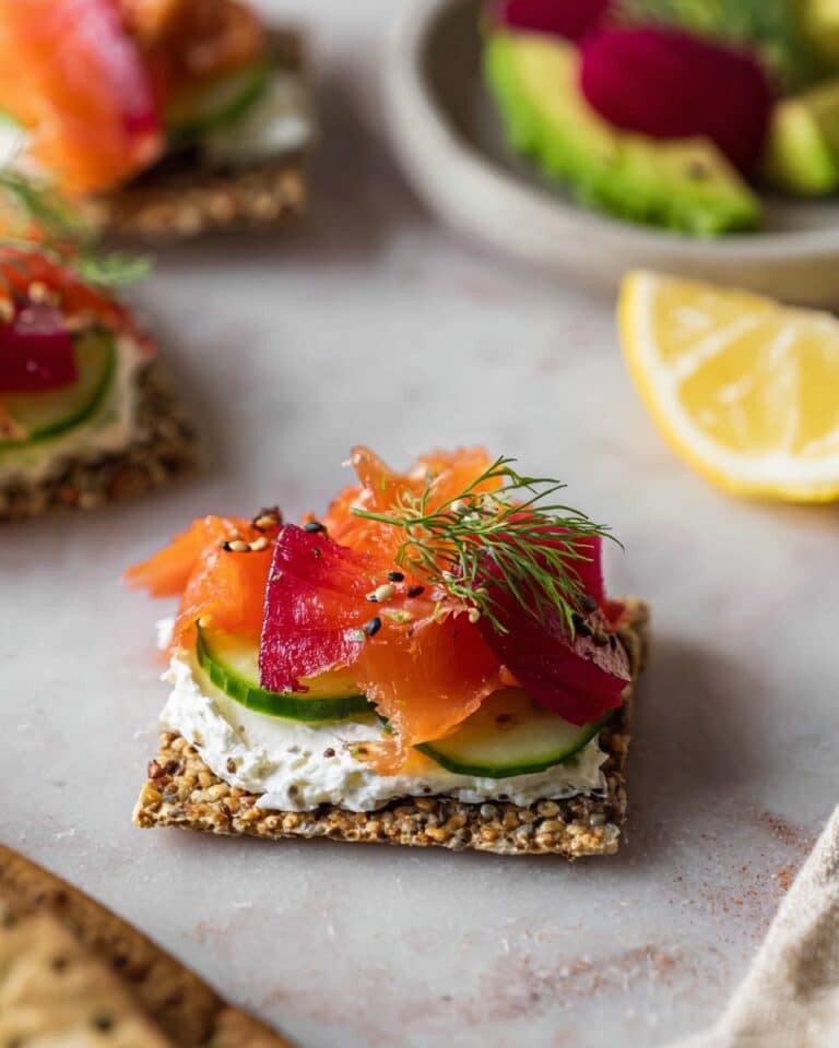Low Carb Beet and Dill Cured Salmon Recipe