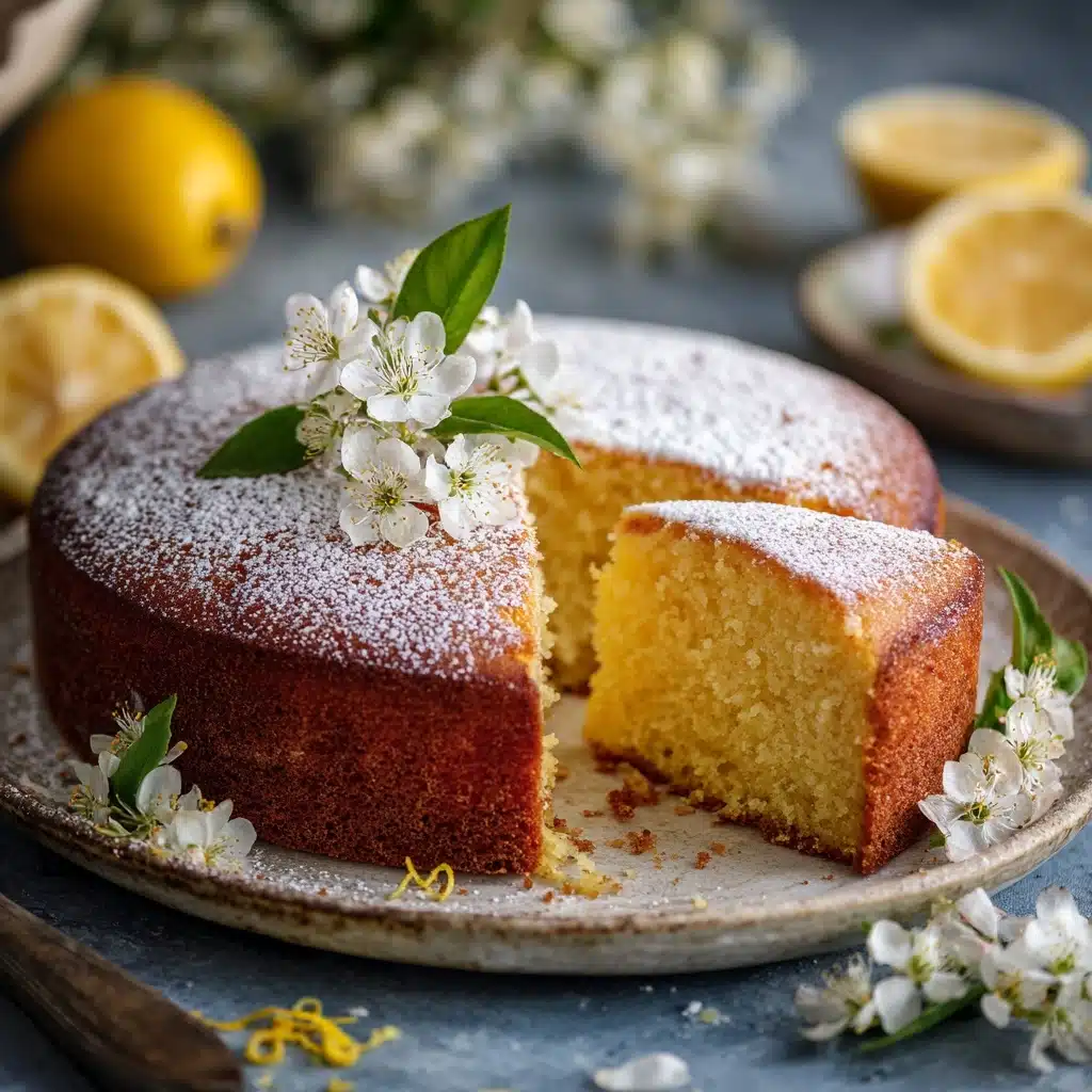 One-bowl Lemon And Olive Oil Cake Recipe - Recipe Image