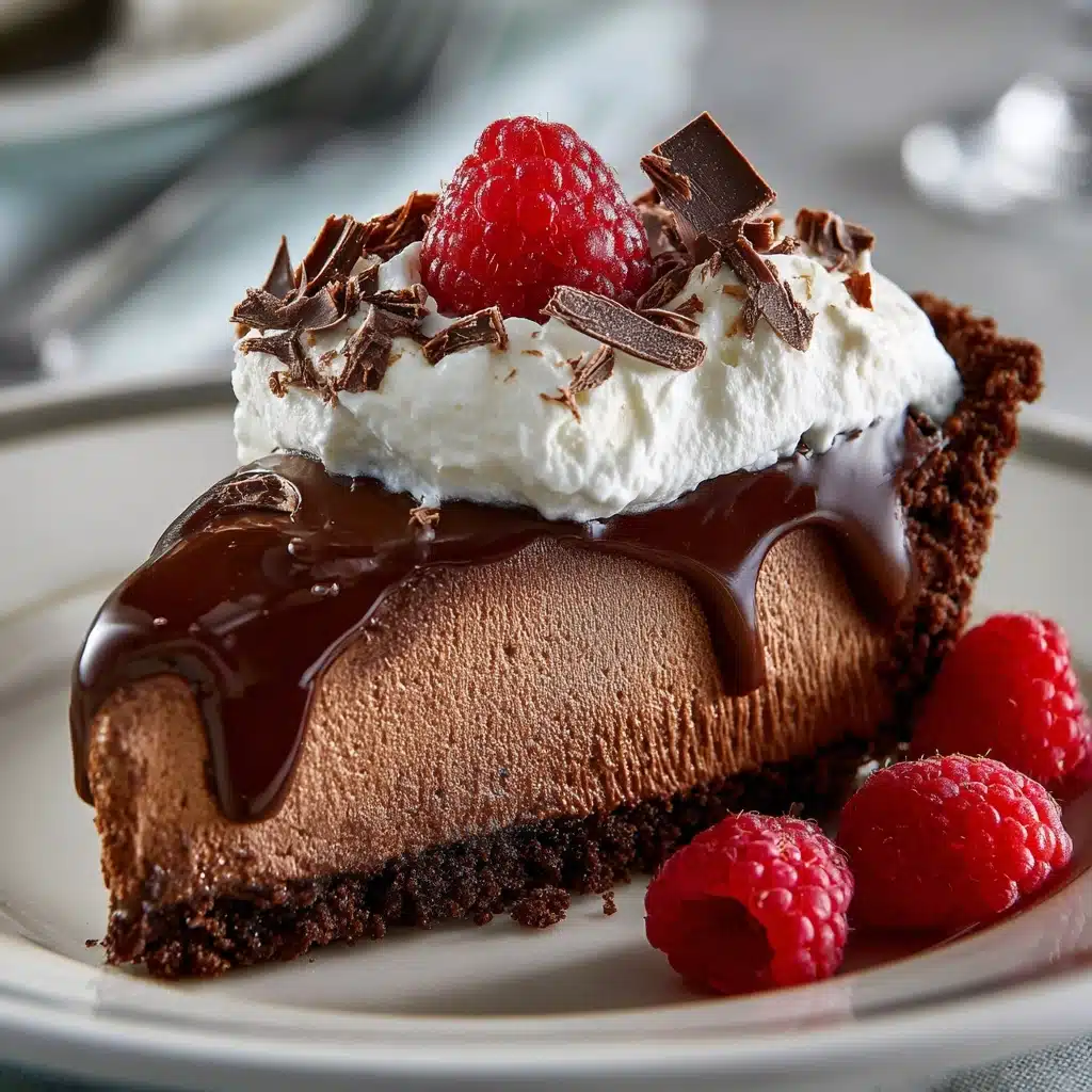 Easy Chocolate Mousse Pie Recipe - Recipe Image
