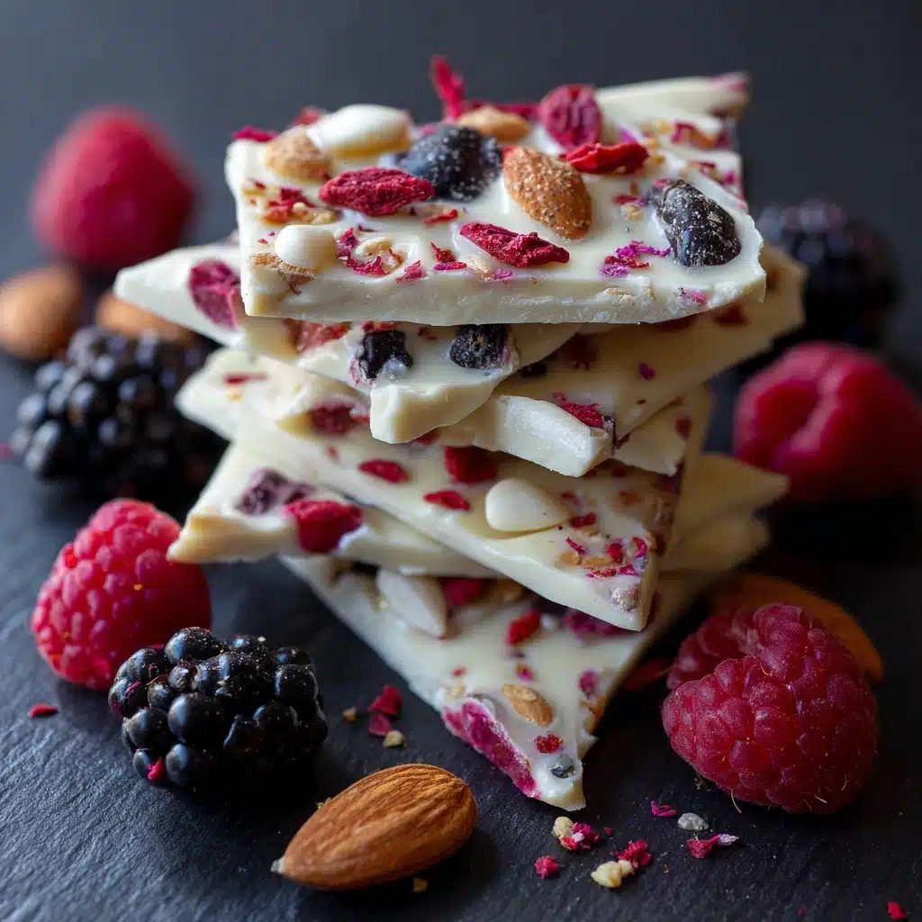 Frozen Yogurt Bark With Berries & Honey Recipe - Recipe Image