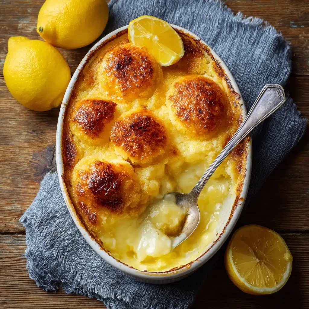 Magic Lemon Cobbler Recipe - Recipe Image