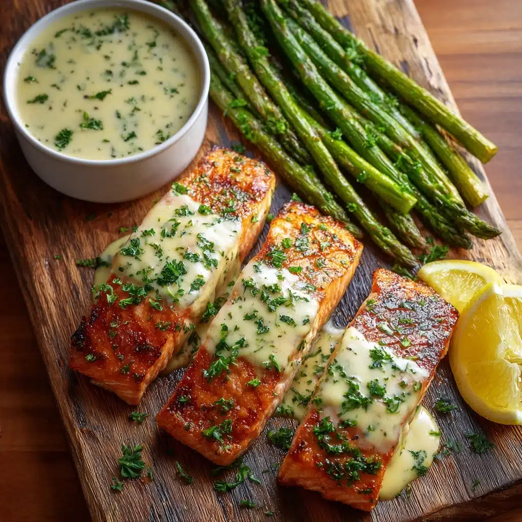 Dijon Salmon with Lemon Dijon Sauce Recipe - Recipe Image