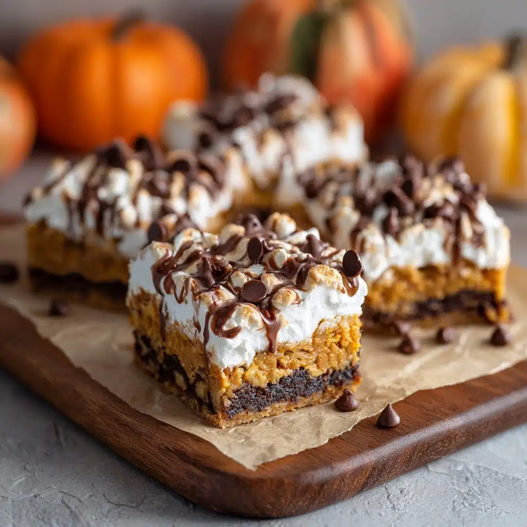 Pumpkin Magic Bars Recipe - Recipe Image